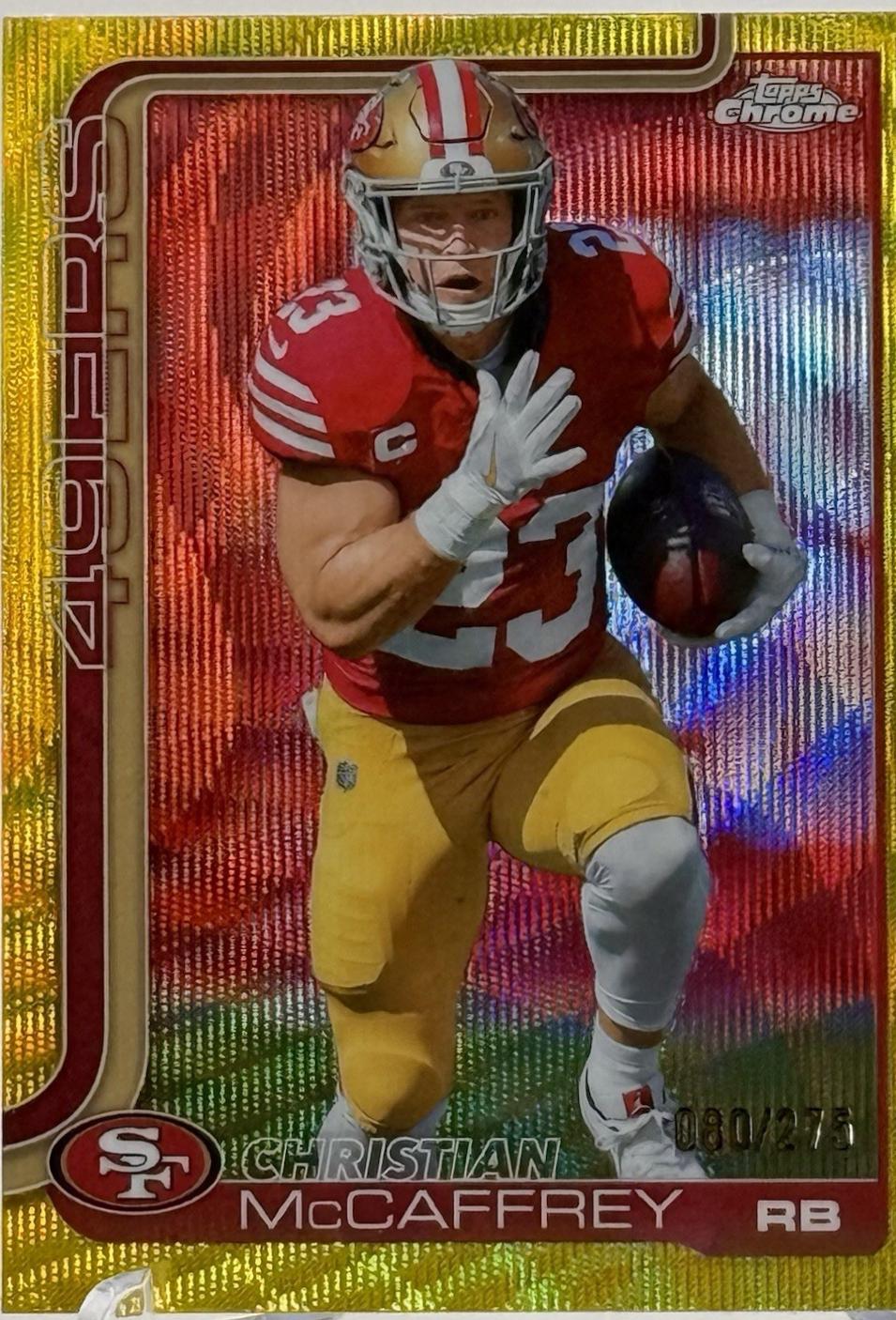 Christian McCaffrey [Purple Wave Refractor] #263