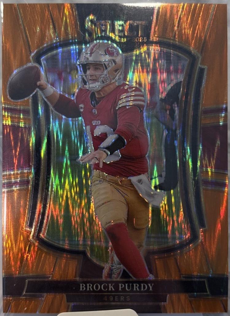 Brock Purdy [Orange Prizm Shock] #117