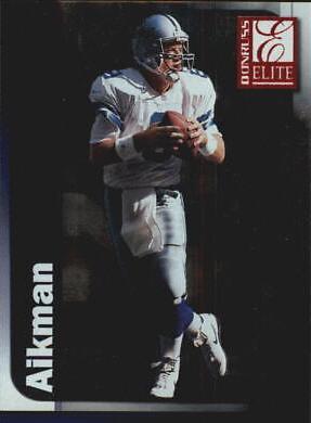 Troy Aikman #8 Football Cards 1999 Panini Donruss Elite