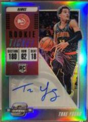 Trae Young Contenders Optic RC 鑑定済み Trae Young [Facing Left Autograph Gold] #124 Prices | 2018 Panini
