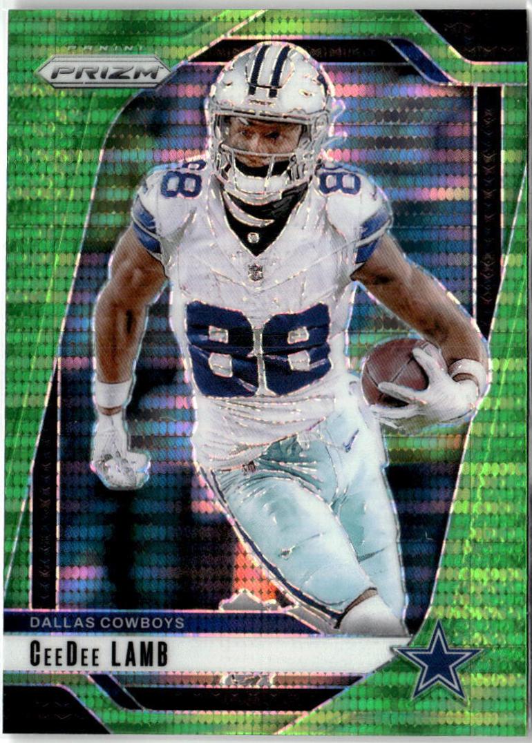 CeeDee Lamb [Neon Green Pulsar] #75 Prices | 2024 Panini Prizm