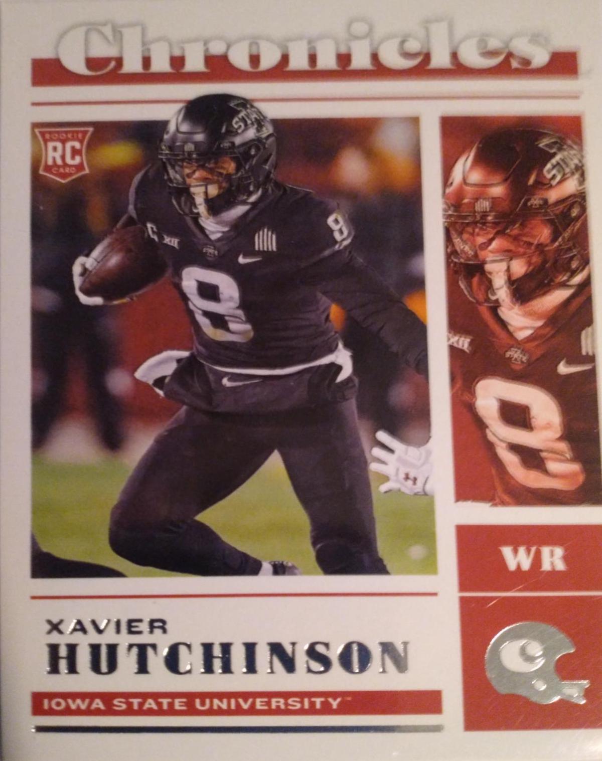 Xavier Hutchinson #23 Football Cards 2023 Panini Chronicles Draft Picks