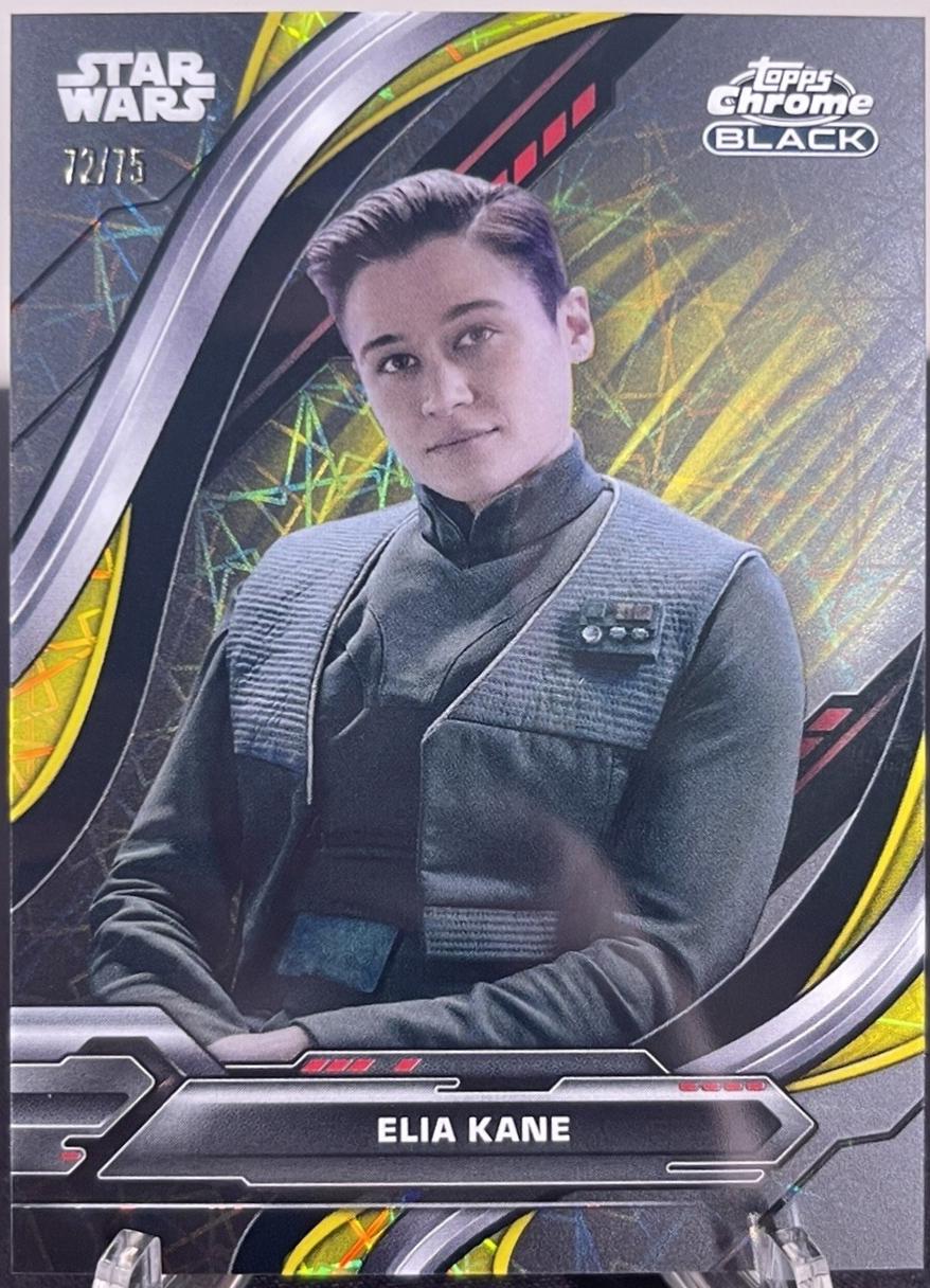 Elia Kane [Yellow Lazer Refractor] #90
