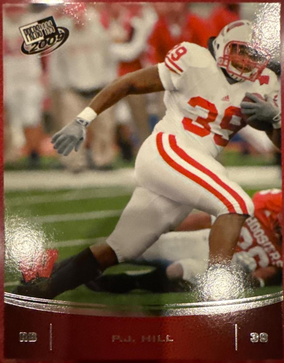 P.J. Hill #15 2009 Press Pass Football