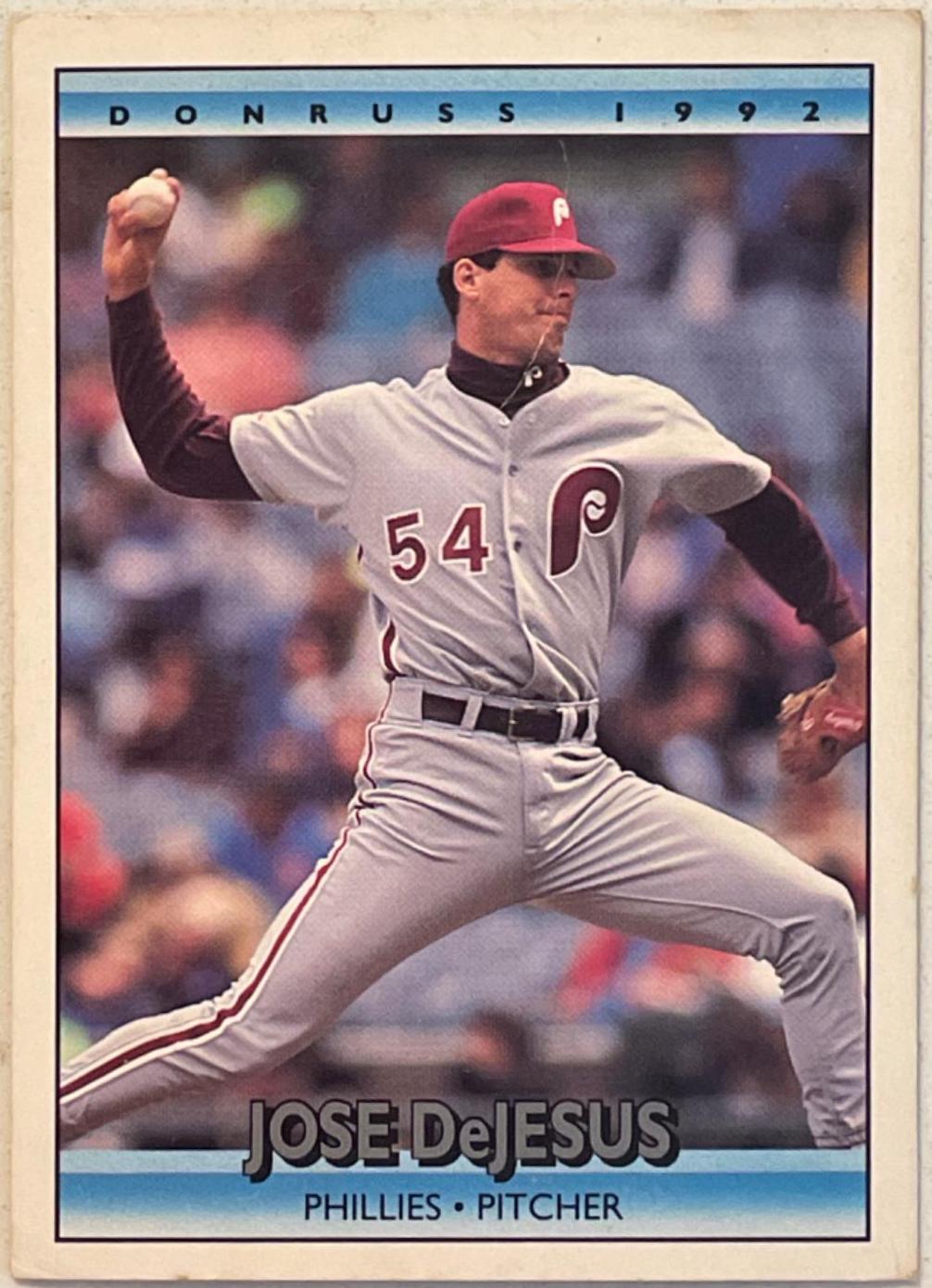 Jose Dejesus #300 Baseball Cards 1992 Donruss