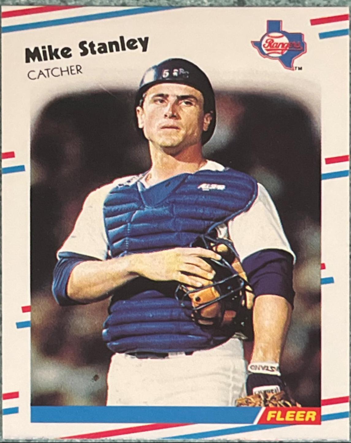 Mike Stanley #480 Baseball Cards 1988 Fleer