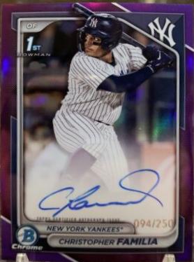 Christopher Familia [Purple Refractor] #CPA-CF