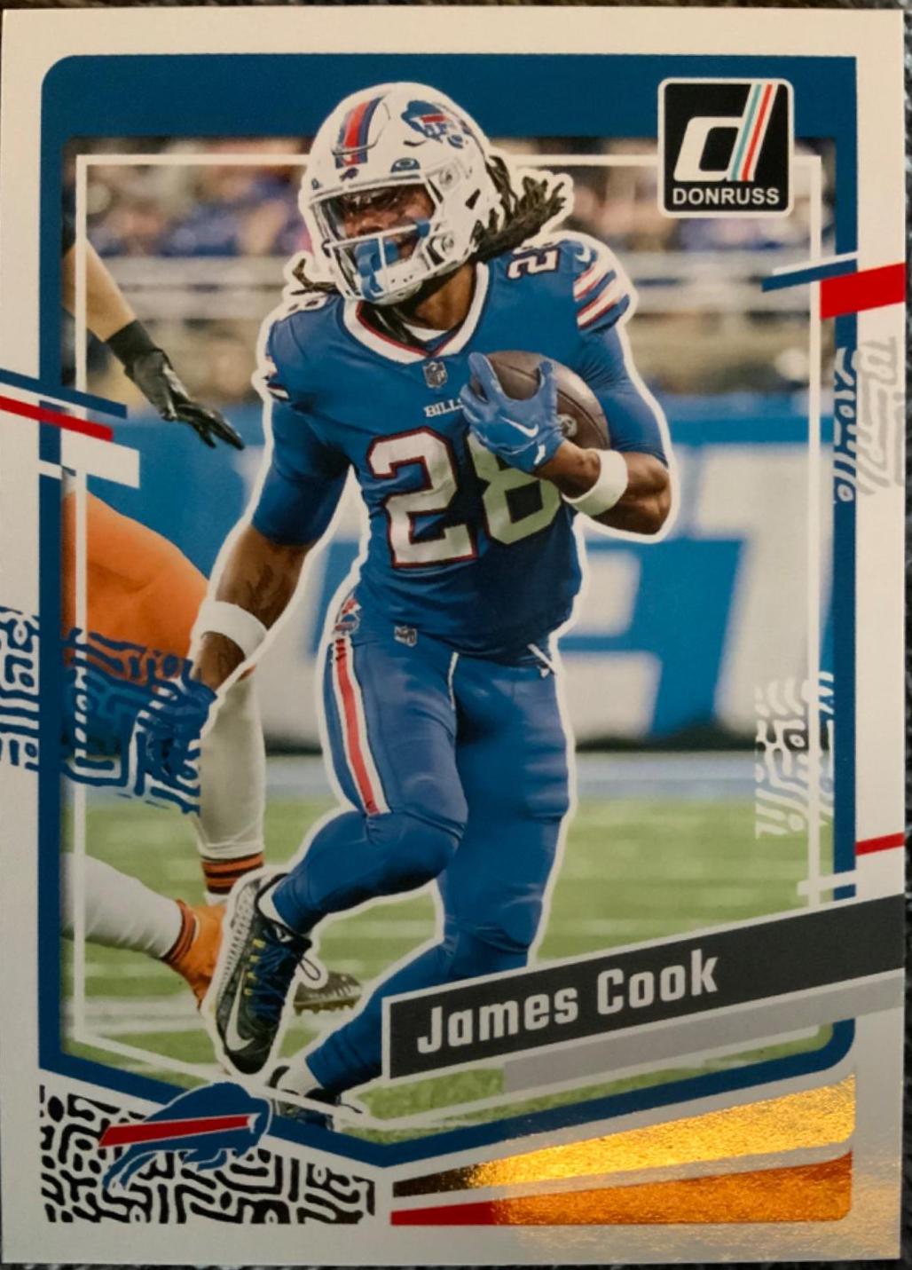 James Cook #30 Football Cards 2023 Panini Donruss