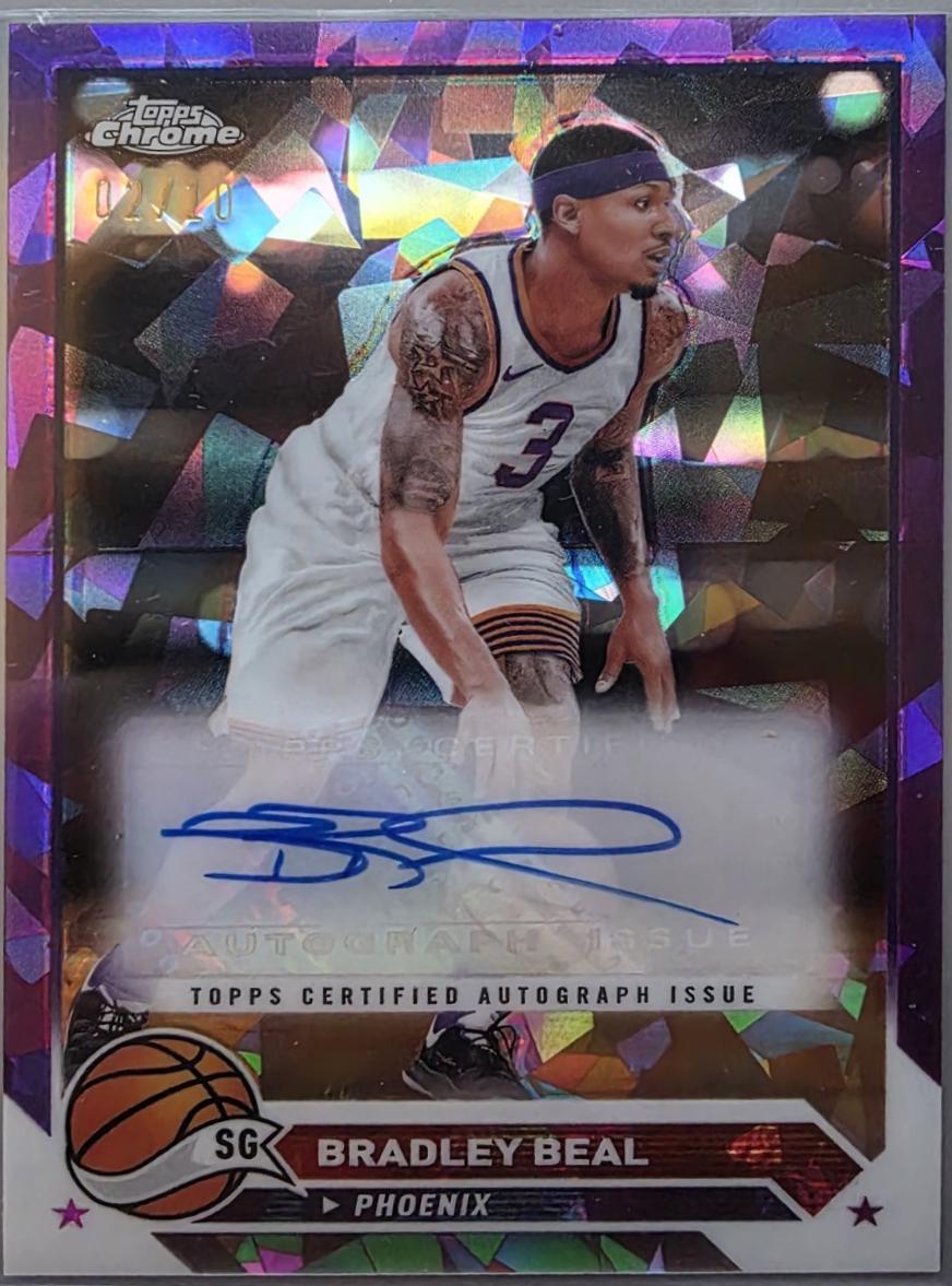 Bradley Beal #TCA-BB 2024-25 Topps Chrome Basketball Topps Chrome Autographs