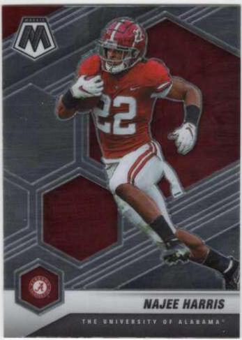 Najee Harris #5 Football Cards 2022 Panini Mosaic Draft Picks