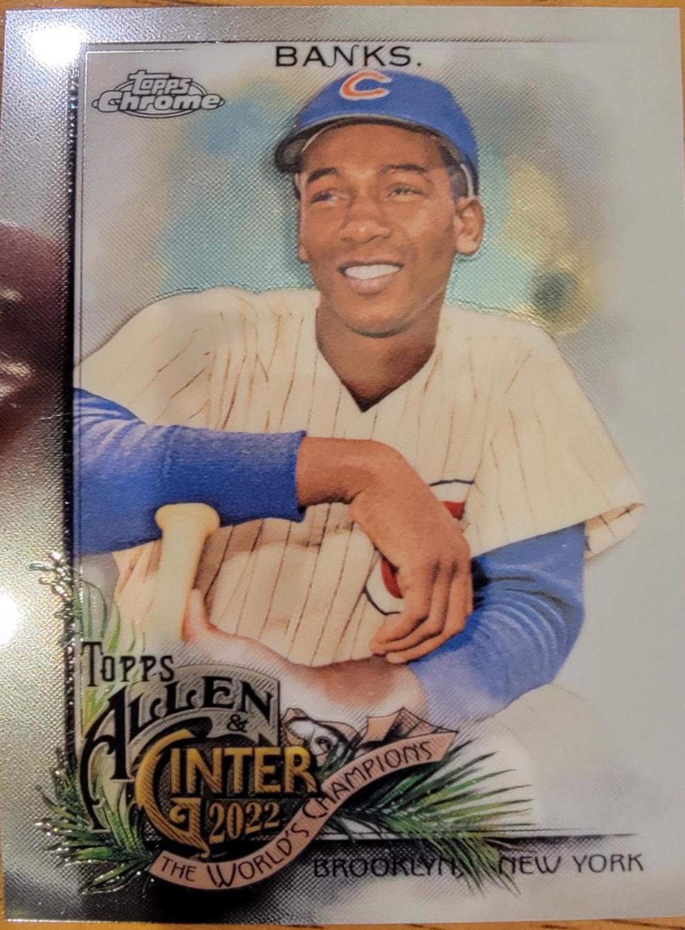Ernie Banks #3 Baseball Cards 2022 Topps Allen & Ginter Chrome