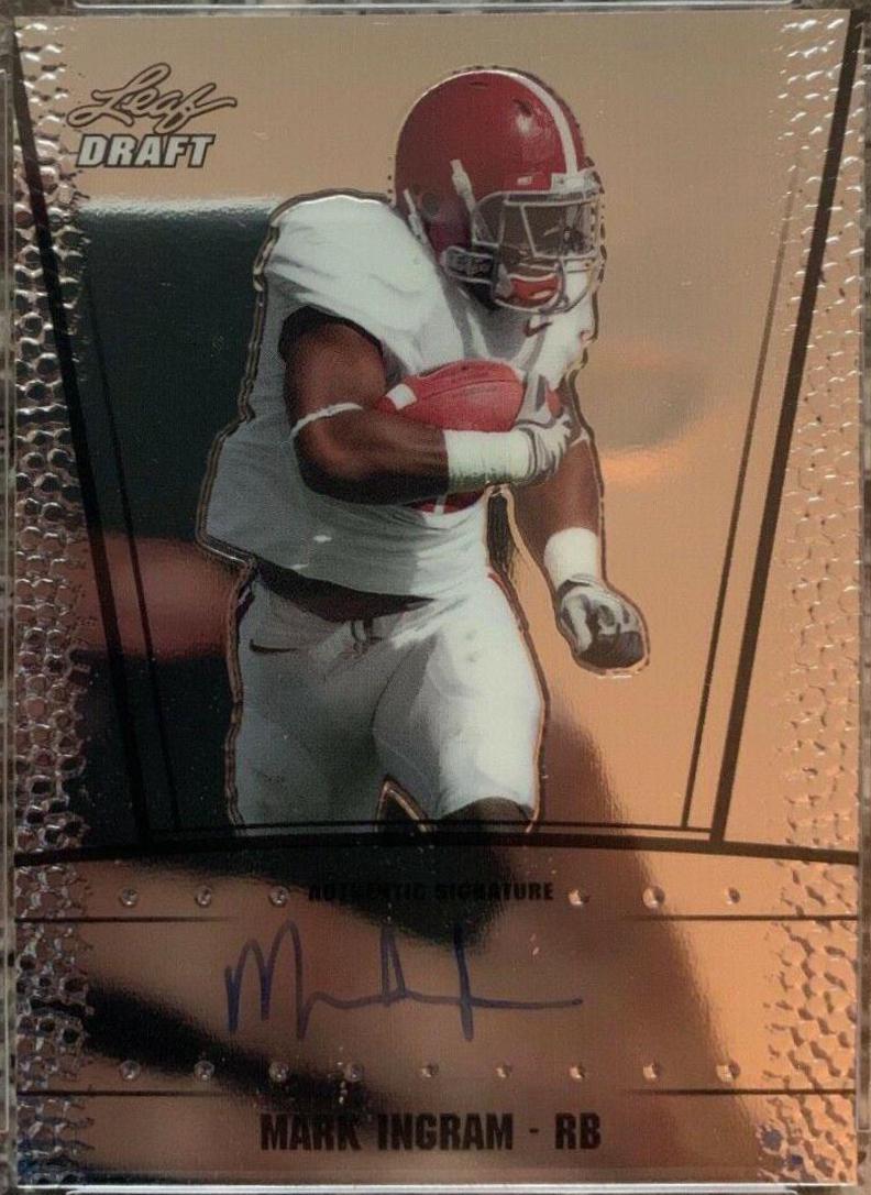 Mark Ingram #RCMI1 Football Cards 2011 Leaf Metal Draft Autograph