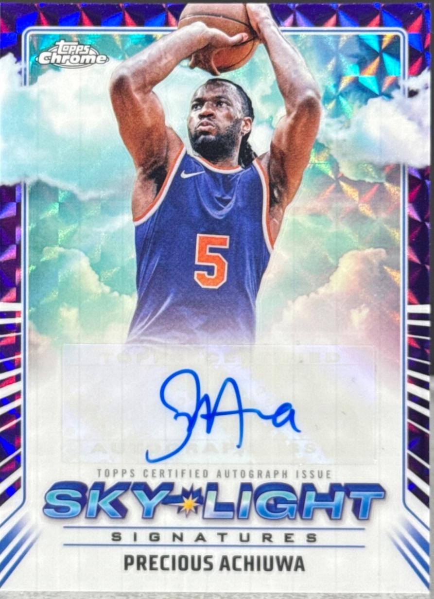 Precious Achiuwa [Purple Geometric Refractor] #SLS-PAC