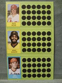 Pete Rose, Mike Easler, Art Howe #62, 81, 99