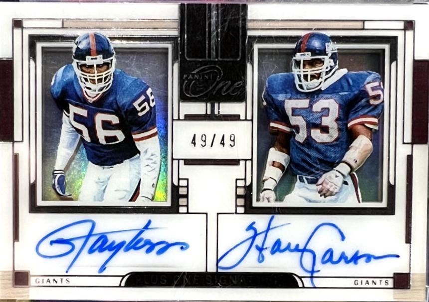 Harry Carson / Lawrence Taylor [Plus One Signatures] #147