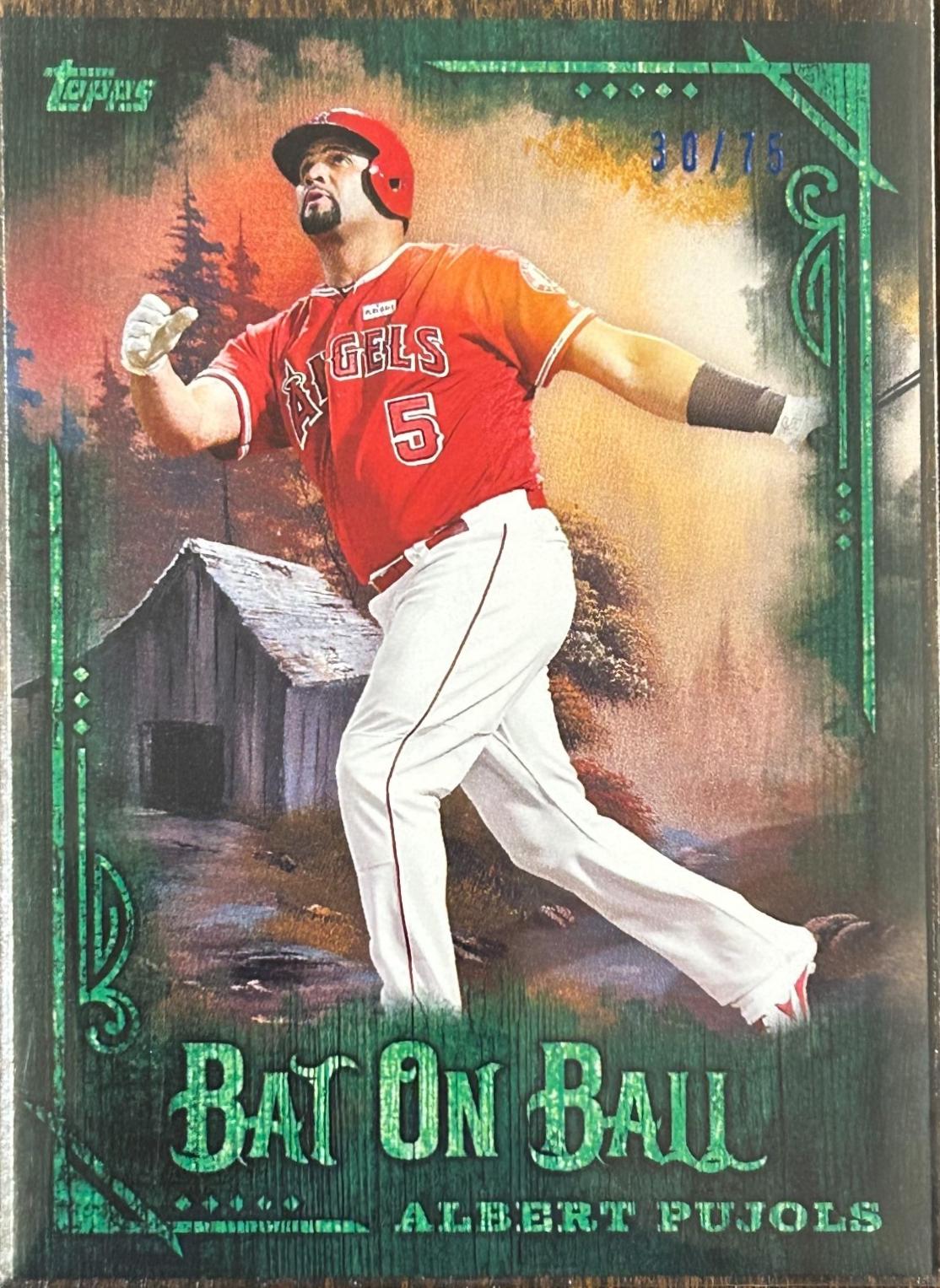 Albert Pujols [Sap Green] #BOB-5 Prices | 2025 Topps X Bob Ross