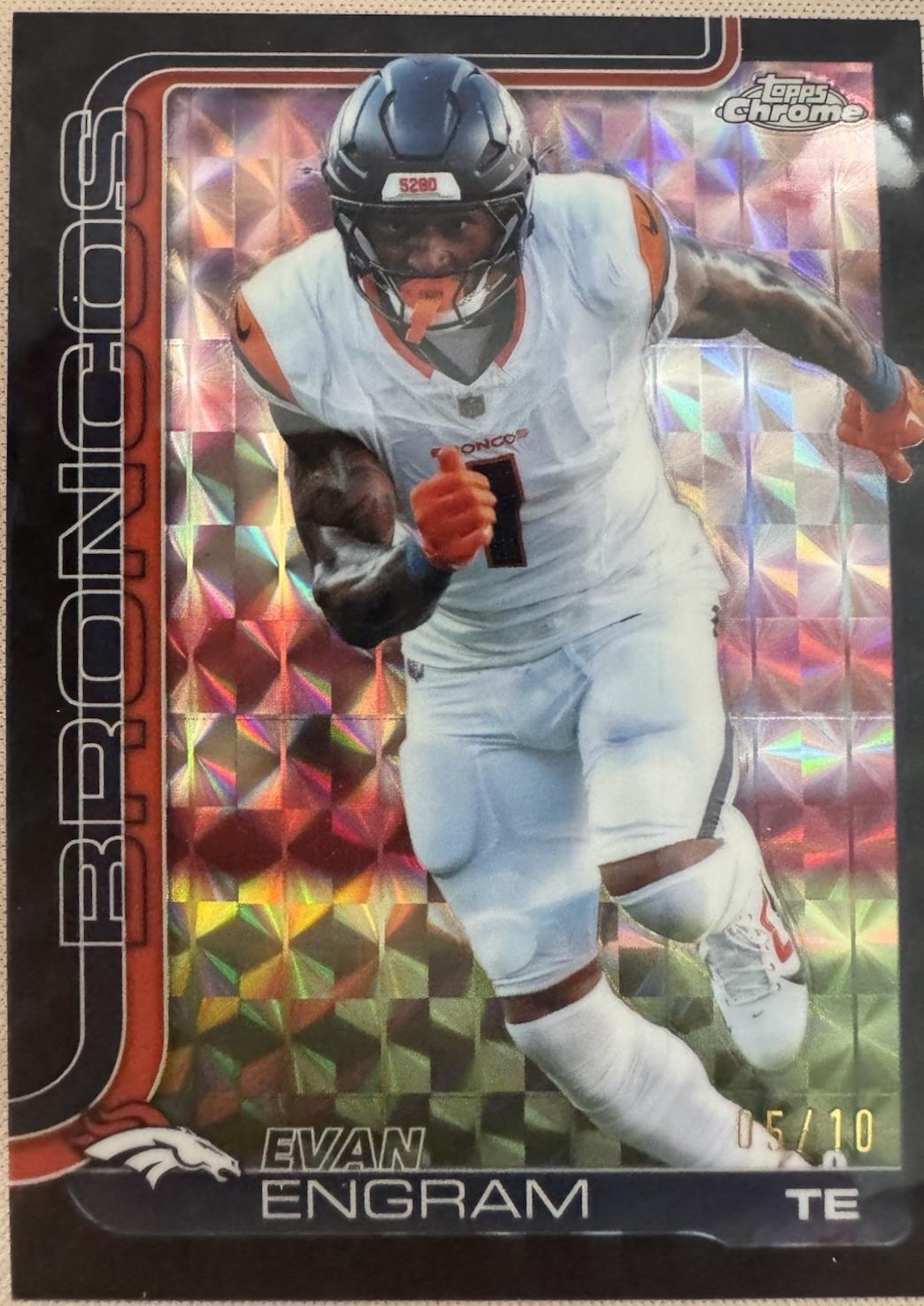 Evan Engram [Black Geometric Refractor] #92