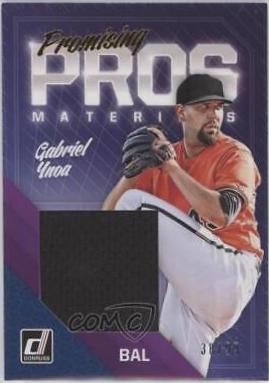 Gabriel Ynoa #PPM-GY Baseball Cards 2018 Panini Donruss Promising Pros Materials
