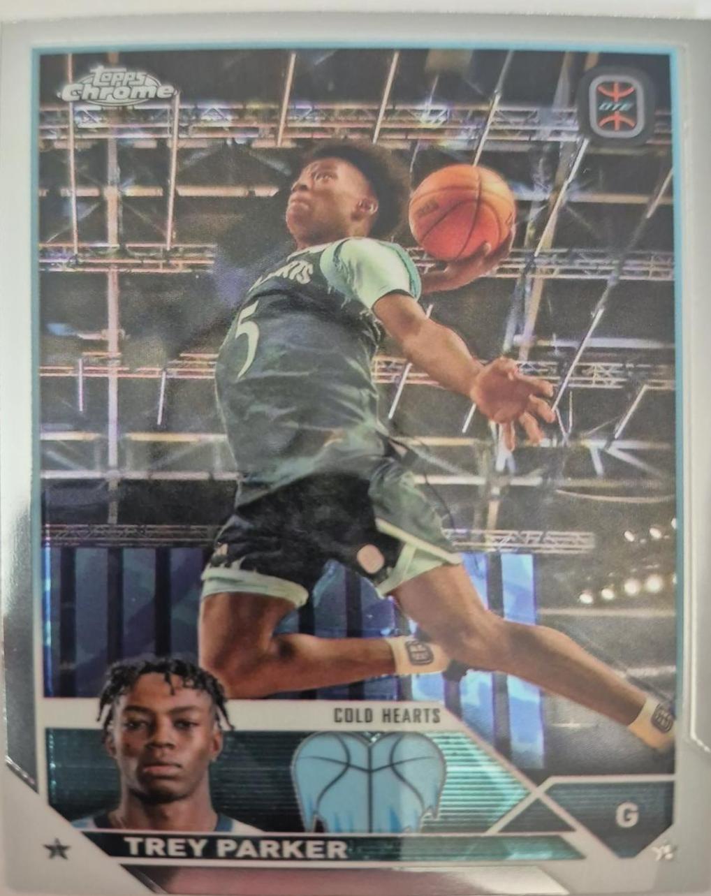 Trey Parker #45 2023 Topps Chrome Overtime Elite Basketball
