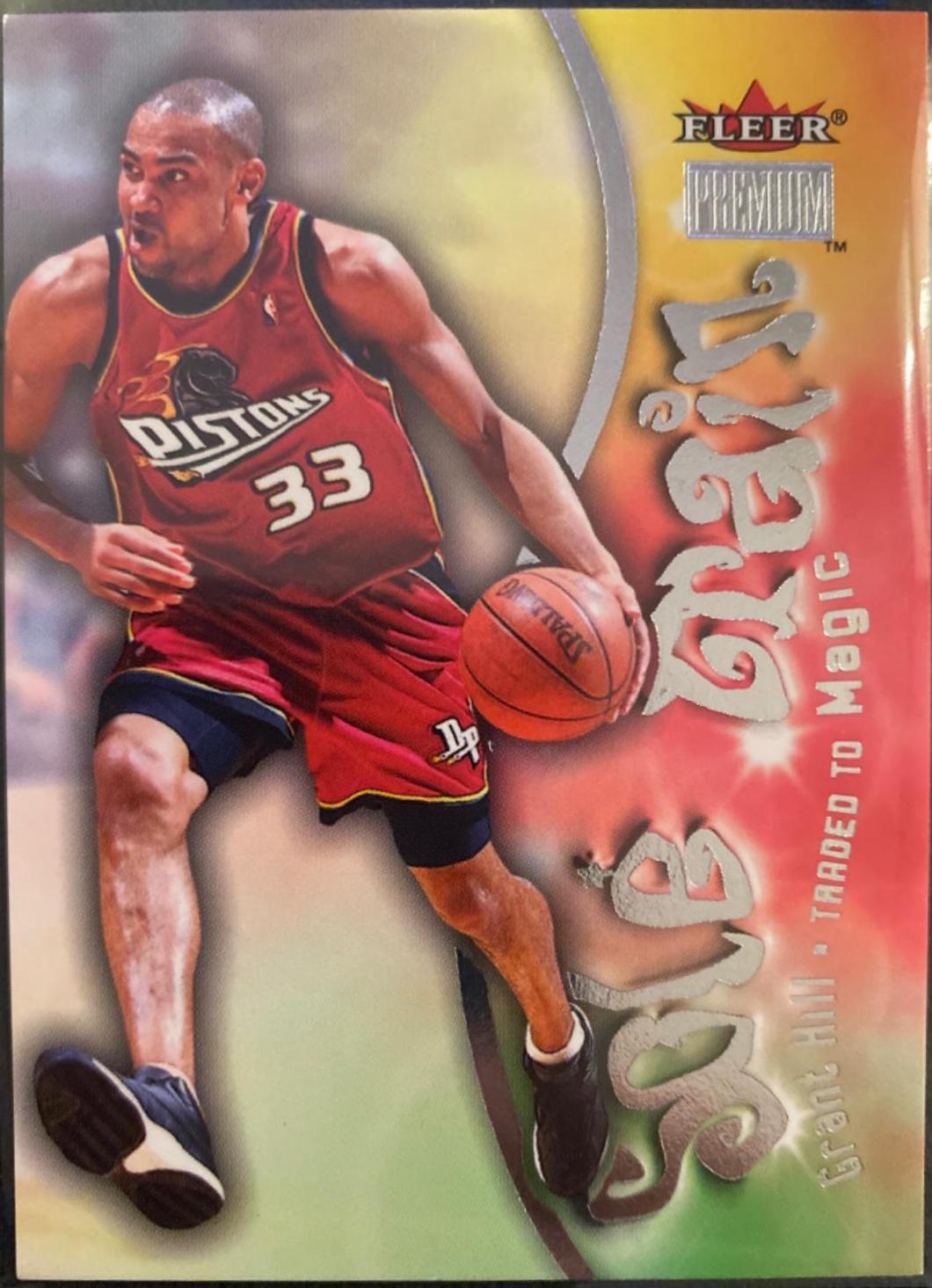 Grant Hill #15 Basketball Cards 2000 Fleer Premium Sole Train