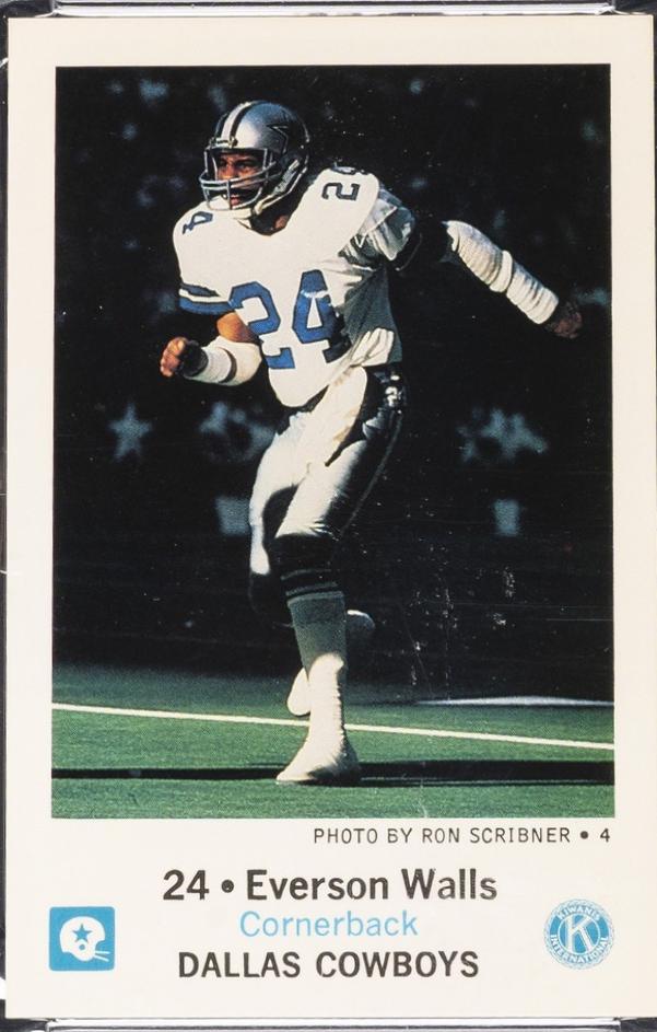 Everson Walls #24 1983 Cowboys Police Football