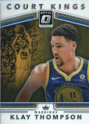 Klay Thompson #37 Basketball Cards 2017 Panini Donruss Optic Court Kings