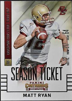 Matt Ryan #72 2015 Panini Contenders Draft Picks Football
