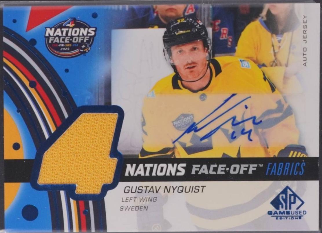 Gustav Nyquist [Patch Team Sweden] #4N-GN