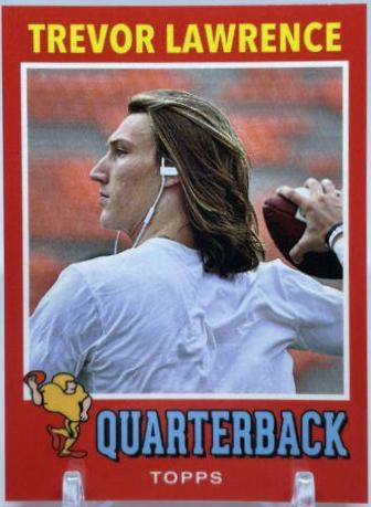 Trevor Lawrence #12 Football Cards 2021 Topps X Trevor Lawrence