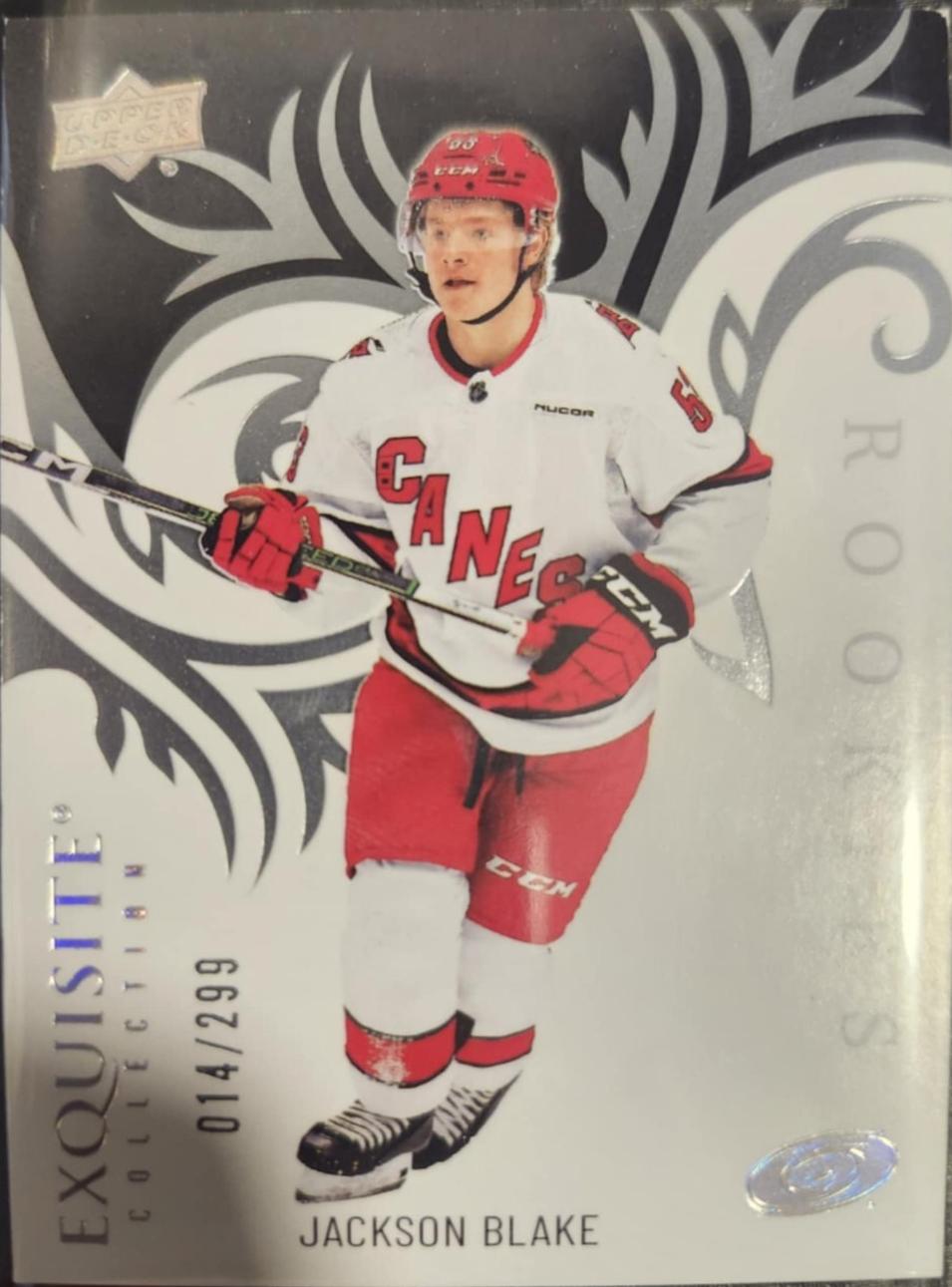 Jackson Blake #R-26 2024-25 Upper Deck Ice Hockey Exquisite Collection Rookies