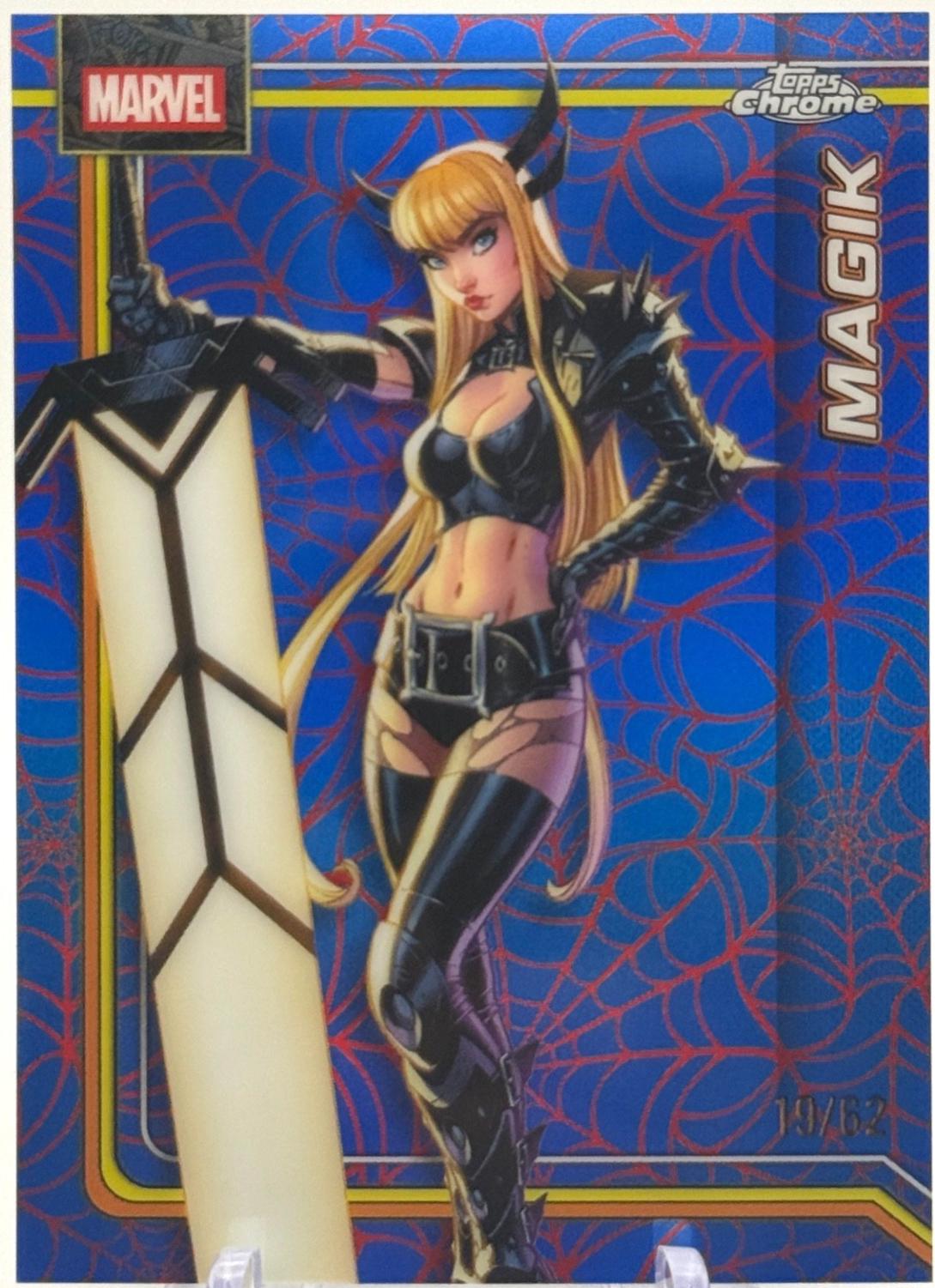 Magik Spider-Web Red/Blue Refractor