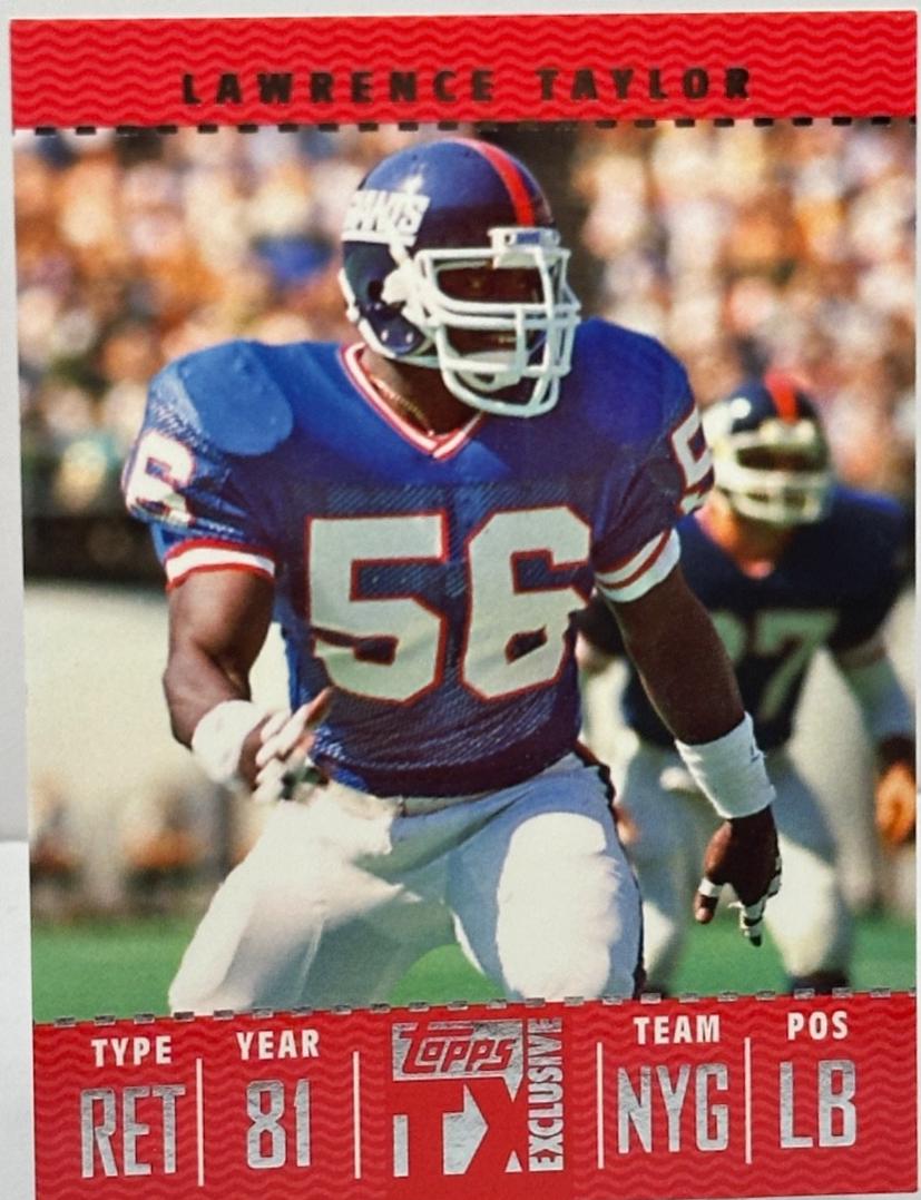 Lawrence Taylor #224 2007 Topps Tx Exclusive Football