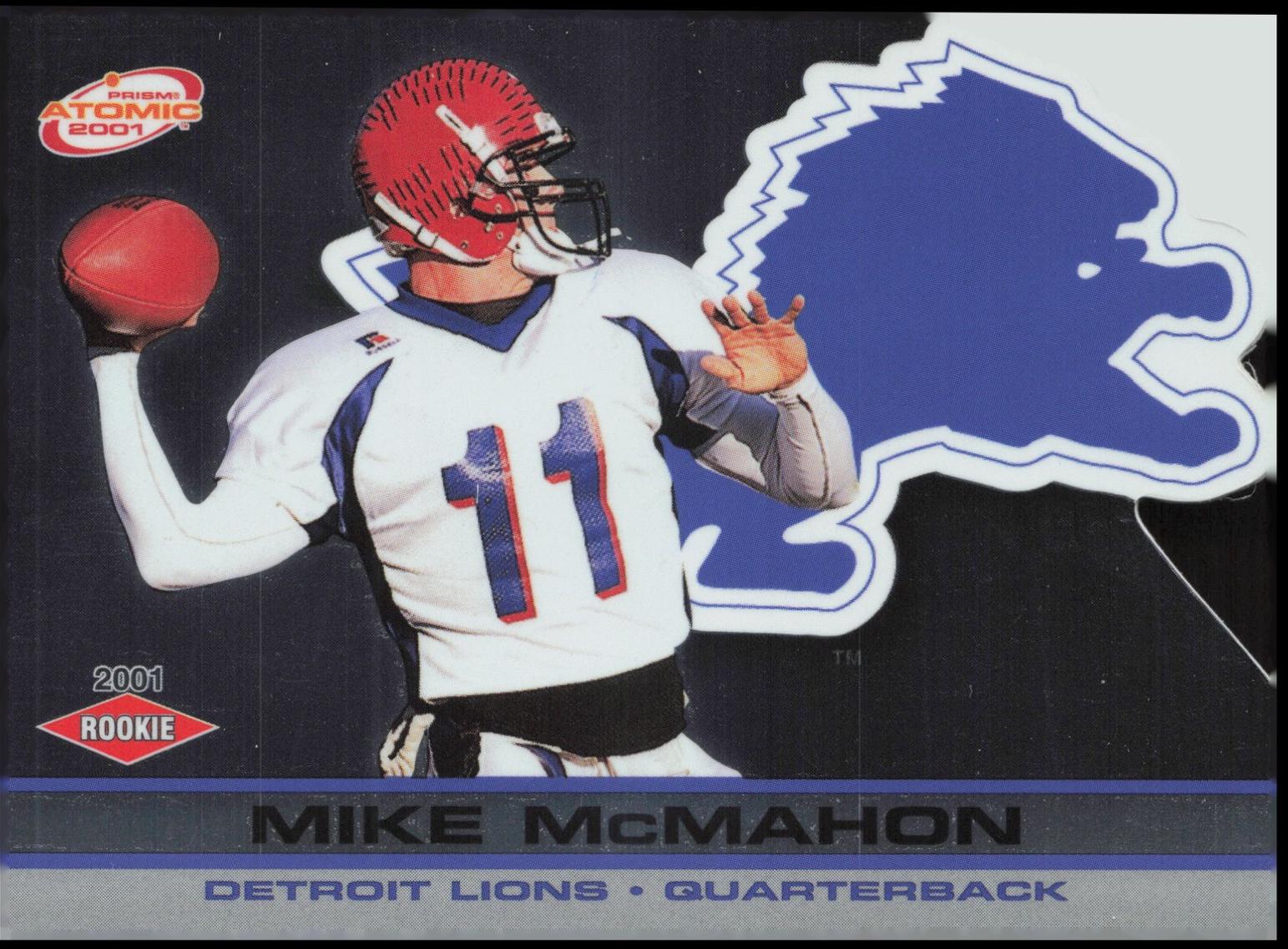 Mike McMahon #169 2001 Pacific Prism Atomic Football