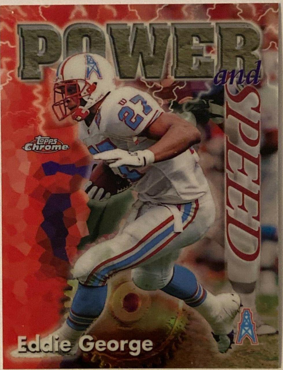 Eddie George #5 Football Cards 1998 Topps Chrome Season's Best