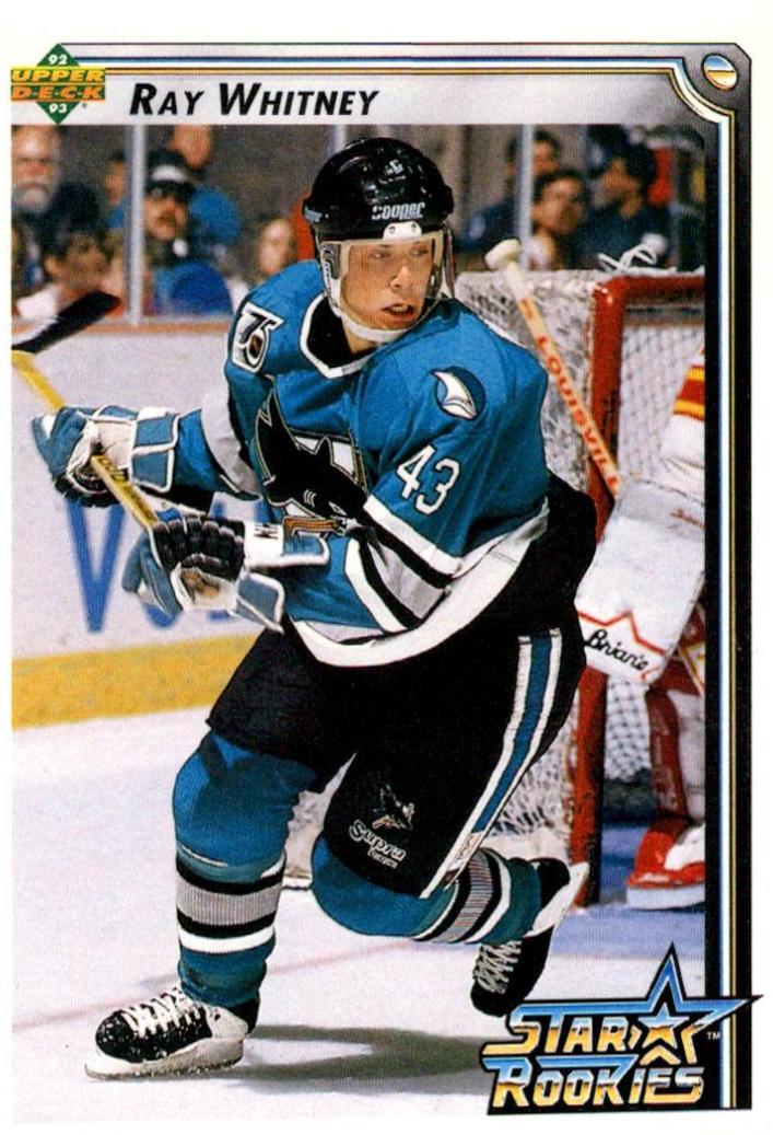 Ray Whitney #407 Hockey Cards 1992 Upper Deck