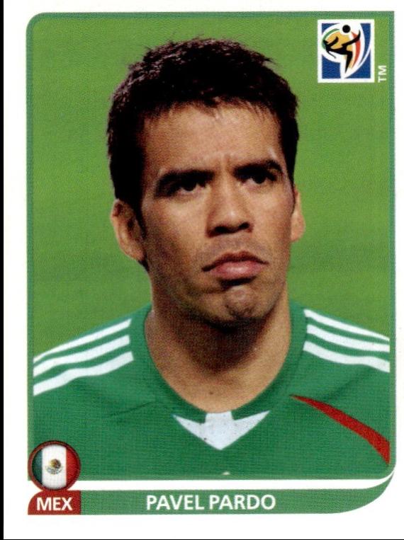 Pavel Pardo #58 2010 Panini South Africa FIFA World Cup Sticker