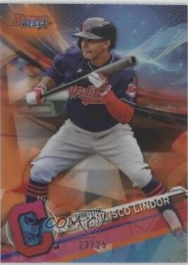 Francisco Lindor [Orange Refractor] #44