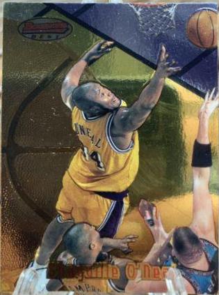Shaquille O'Neal #28 Basketball Cards 1997 Bowman's Best