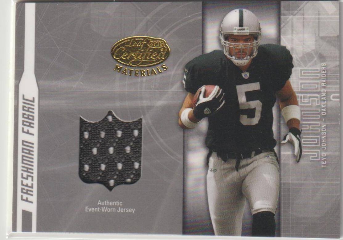 Teyo Johnson #FF-175 2003 Leaf Certified Materials Football