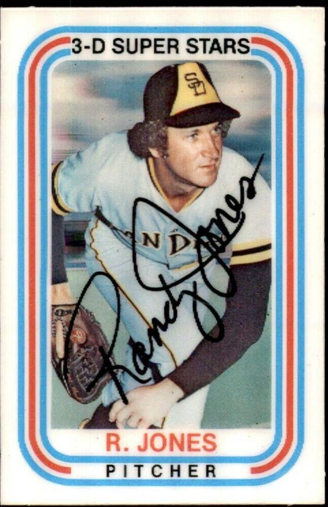 Randy Jones #4 Baseball Cards 1976 Kellogg's