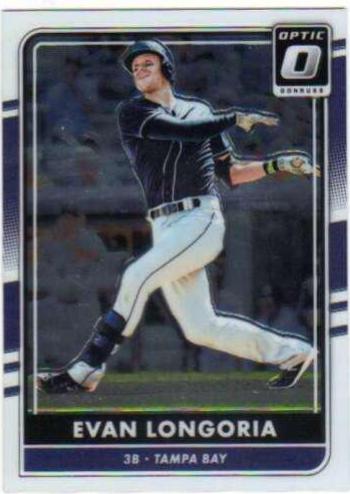 Evan Longoria #85 2016 Panini Donruss Optic Baseball