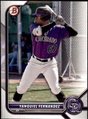 Yanquiel Fernandez #BD-146 2022 Bowman Draft Baseball