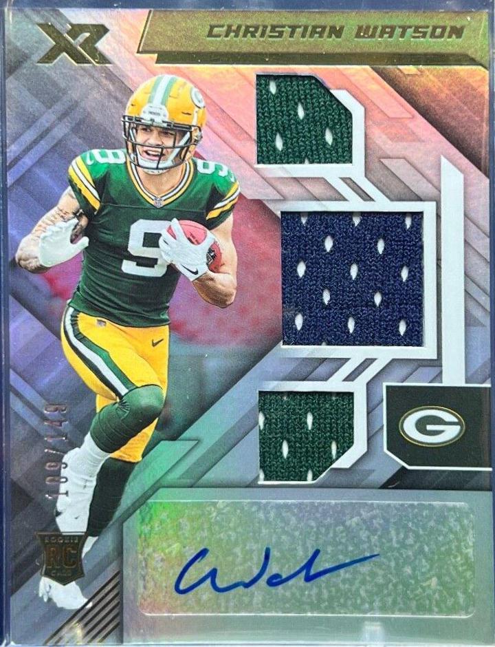 Christian Watson [Triple Swatch Autograph] #219