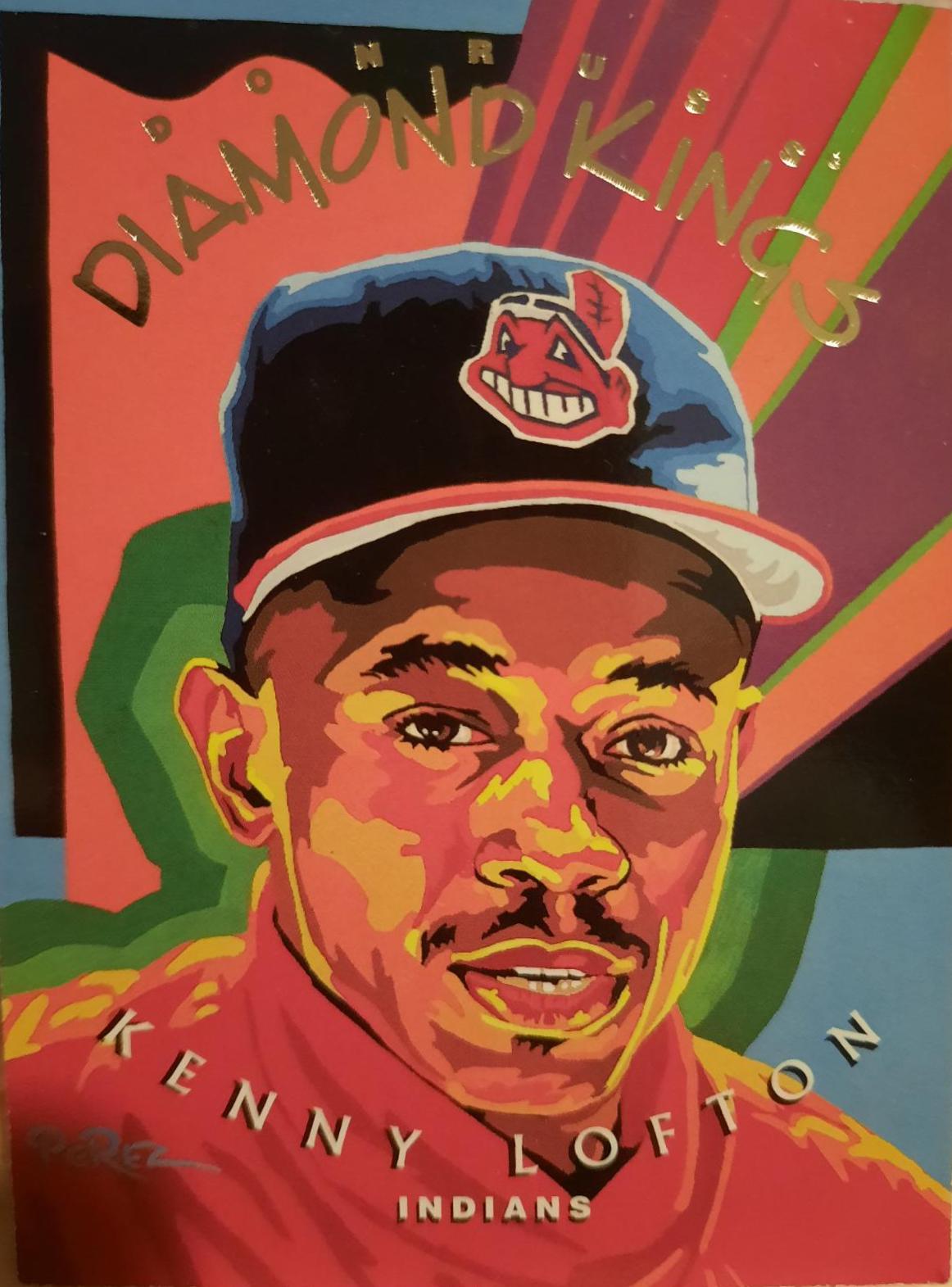Kenny Lofton #DK-11 Baseball Cards 1994 Donruss Diamond Kings