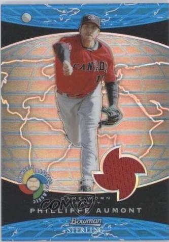 Phillippe Aumont #BCR-PA 2009 Bowman Sterling Baseball WBC Relics