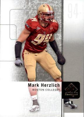 Mark Herzlich #3 Football Cards 2011 SP Authentic