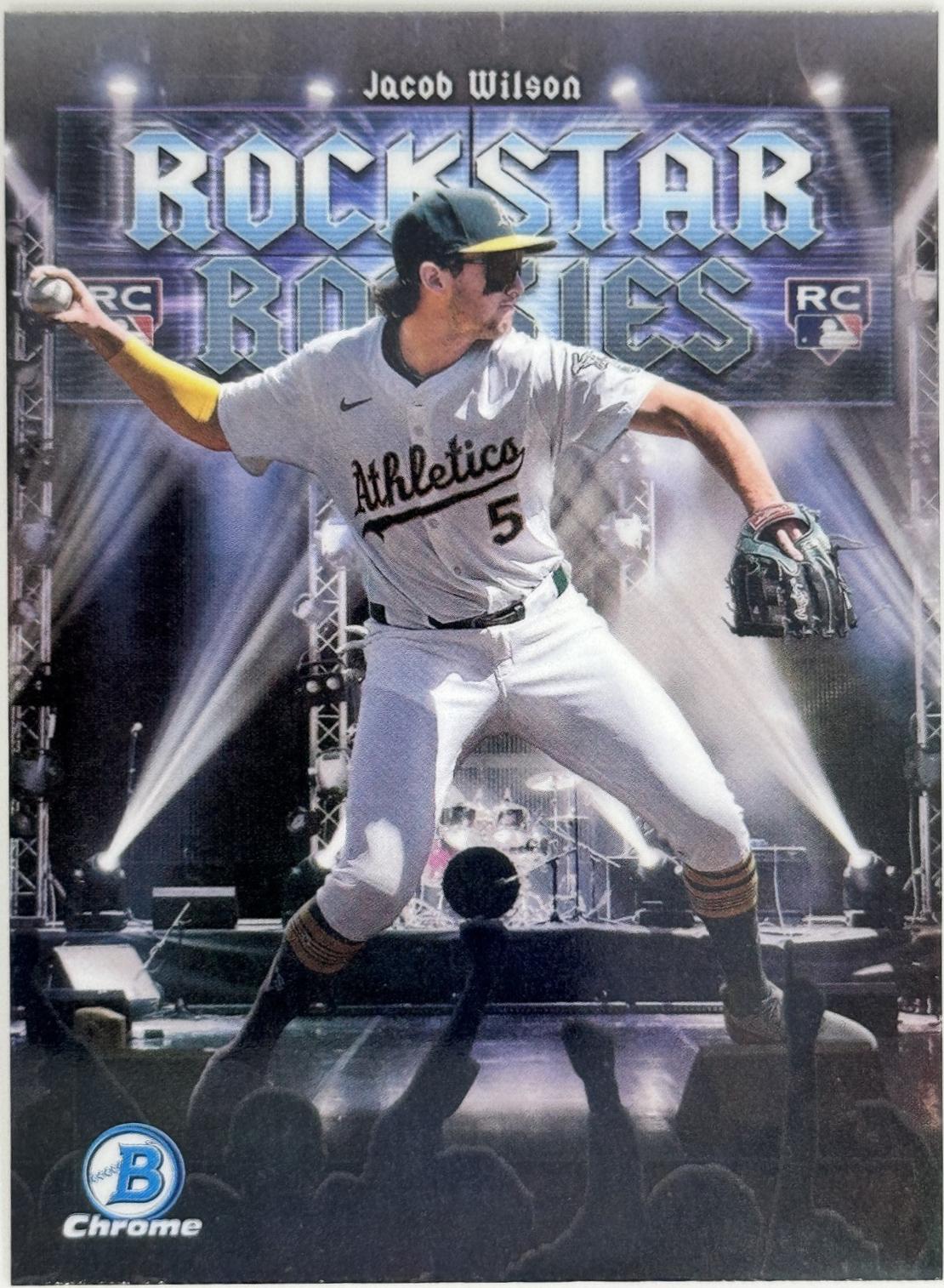 Jacob Wilson #RR-16 Baseball Cards 2025 Bowman Rockstar Rookies