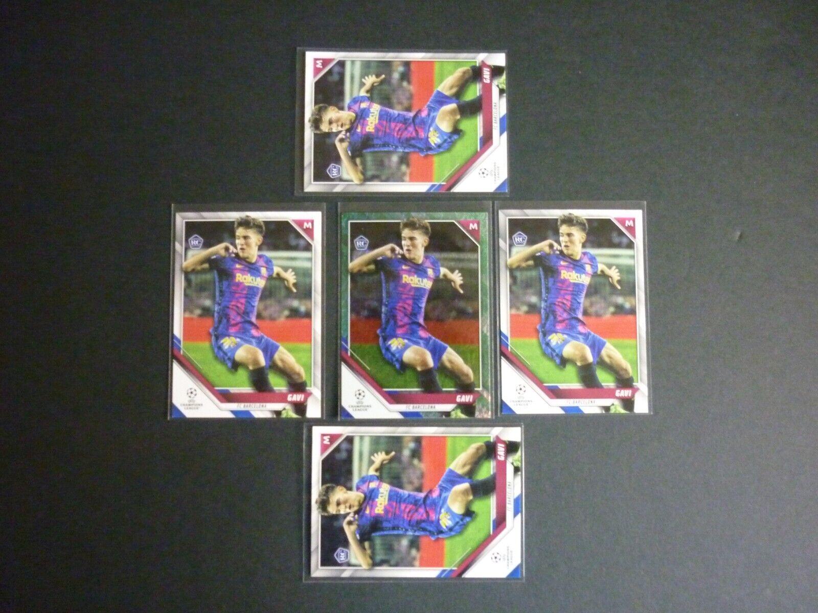 Gavi #50 Soccer Cards 2021 Topps UEFA Champions League Jade