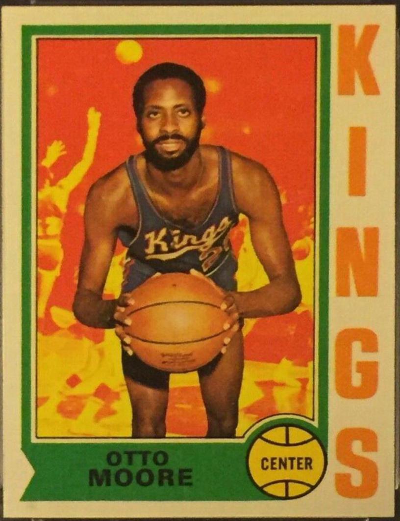 Otto Moore #29 Basketball Cards 1974 Topps