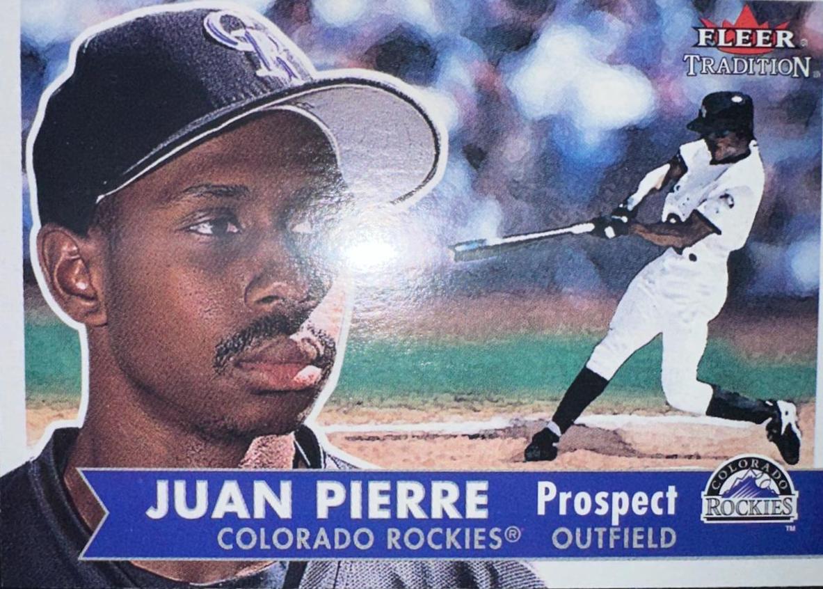Juan Pierre #363 Baseball Cards 2001 Fleer